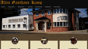 What Altes-gasthaus-kamp.de website looked like in 2020 (3 years ago)
