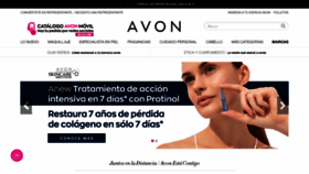 What Avon.mx website looked like in 2020 (3 years ago)