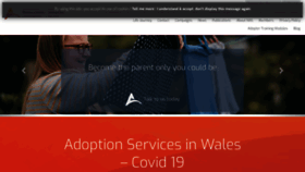 What Adopt-wales.co.uk website looked like in 2020 (3 years ago)