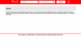 What Applocal.com.br website looked like in 2020 (4 years ago)