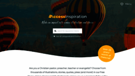 What Accessinspiration.org website looked like in 2020 (3 years ago)