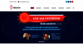 What Abrasta.org.br website looked like in 2020 (3 years ago)