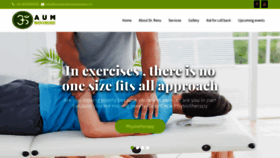What Aumhealthandwellness.in website looked like in 2020 (3 years ago)