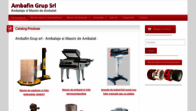 What Ambafin.ro website looked like in 2020 (6 years ago)