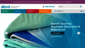 What Aleva.com.au website looked like in 2020 (3 years ago)