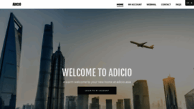 What Adicio.asia website looked like in 2020 (3 years ago)