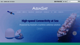 What Asiasat.com website looked like in 2020 (3 years ago)