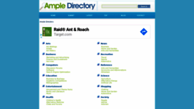What Ampledirectory.com website looked like in 2020 (3 years ago)