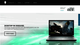 What Alienware.co.uk website looked like in 2020 (3 years ago)