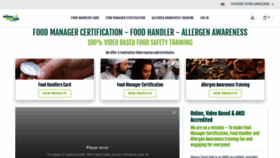 What Alwaysfoodsafe.com website looked like in 2020 (3 years ago)