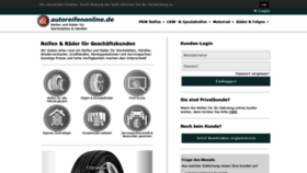 What Autoreifenonline.de website looked like in 2020 (3 years ago)