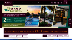 What Argoconstrutora.com.br website looked like in 2020 (3 years ago)