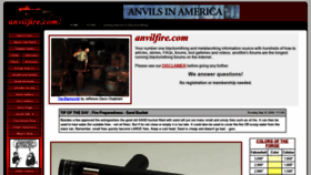 What Anvilfire.com website looked like in 2020 (3 years ago)