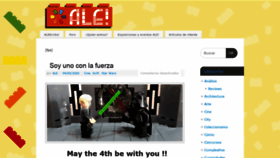What Alebricks.com website looked like in 2020 (3 years ago)