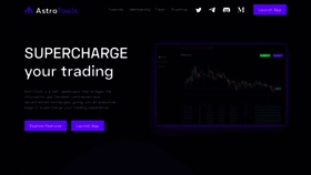 What Astrotools.io website looked like in 2020 (4 years ago)