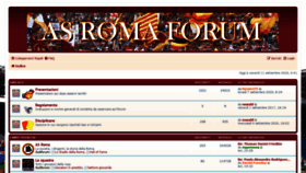 What Asromaforum.it website looked like in 2020 (3 years ago)