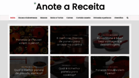 What Anoteareceita.com.br website looked like in 2020 (3 years ago)
