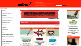 What Anim.ch website looked like in 2020 (3 years ago)