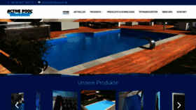 What Active-pool.de website looked like in 2020 (3 years ago)