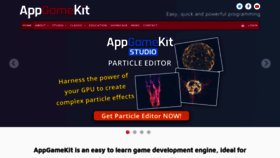 What Appgamekit.com website looked like in 2020 (3 years ago)
