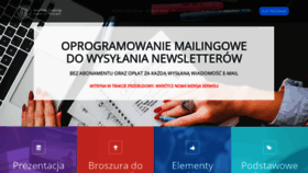What Anomail.pl website looked like in 2020 (3 years ago)