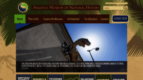 What Arizonamuseumofnaturalhistory.org website looked like in 2020 (3 years ago)