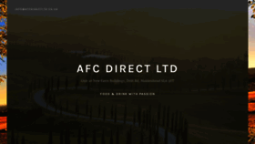 What Afcdirectltd.co.uk website looked like in 2020 (3 years ago)