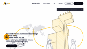 What Arqvr.com website looked like in 2020 (3 years ago)