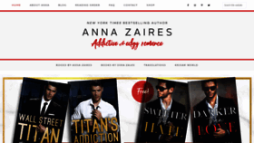 What Annazaires.com website looked like in 2020 (3 years ago)