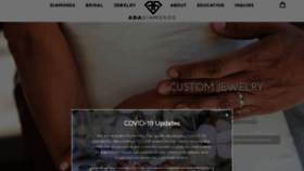 What Adadiamonds.com website looked like in 2020 (3 years ago)