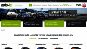 What Auto-ici.fr website looked like in 2020 (3 years ago)