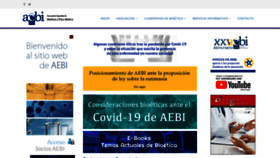 What Aebioetica.org website looked like in 2020 (3 years ago)