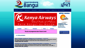 What Aeroport-bangui.com website looked like in 2020 (3 years ago)