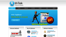 What Athtek.com website looked like in 2020 (3 years ago)