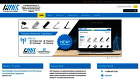 What Avxcorp.com website looked like in 2020 (5 years ago)