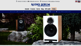 What Audio-serum.si website looked like in 2020 (3 years ago)