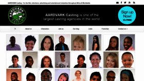 What Aardvarkcasting.com website looked like in 2020 (3 years ago)