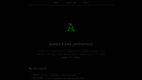 What Aaronesau.com website looked like in 2020 (3 years ago)