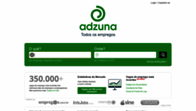 What Adzuna.com.br website looked like in 2020 (3 years ago)