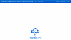What Acortar.link website looked like in 2020 (3 years ago)