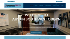 What Austinswobgyn.com website looked like in 2020 (3 years ago)