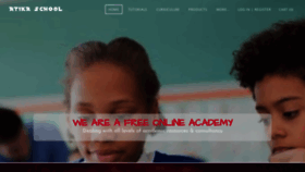 What Atikaschool.org website looked like in 2020 (3 years ago)