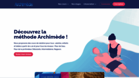 What Archimede.asso.fr website looked like in 2020 (3 years ago)