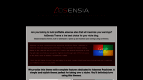 What Adsensia.com website looked like in 2020 (3 years ago)