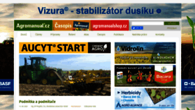 What Agromanual.cz website looked like in 2020 (3 years ago)