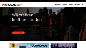 What Arcadis.nl website looked like in 2020 (3 years ago)