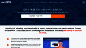 What Autodna.com website looked like in 2020 (3 years ago)