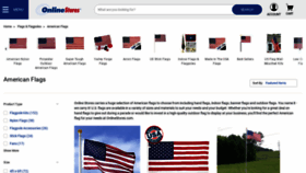 What American-flag.com website looked like in 2020 (3 years ago)