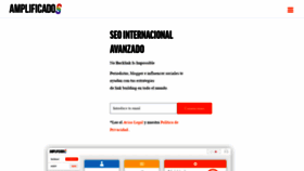 What Amplificados.com website looked like in 2020 (3 years ago)