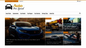 What Autoprospeed.com website looked like in 2020 (3 years ago)